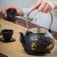 Tianxi Cast Iron Teapot Japan Iron Teapot Pig Iron Pot Electric Ceramic Stove Tea Brewing Pot Kettle Teapot Kung Fu Tea Set