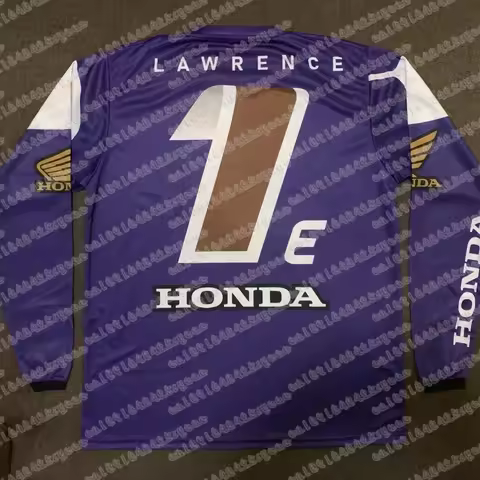 HONDA 2025 AUTUMN MOTOCYCLE VINTAGE CUSTOM DESIGN JERSEY PRO MOTOCROSS SUPERCROSS HONDA HRC Hunter L