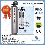 SY Modern 1042 50" Fully Stainess Steel Outdoor Water Filtration System Water Filter 33L/Min Flow Rate