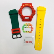 [CUSTOM] BAND AND BEZEL DW6900 RASTA SET