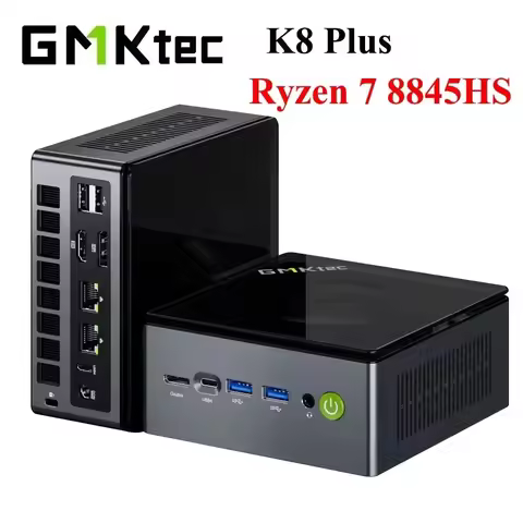 GMKtec K8 PLUS MINI PC Windows 11 Pro DDR5 5600Mhz (Up to 96GB) PCIe4.0 Nvme SSD WIFI6 BT5.2 Mini PC