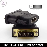 UN 24+1 24+5 DVI To HDMI Converter Gold Plated DVI-i DVI-d To HDMI Adapter 1080P For PC Laptop TV Mo
