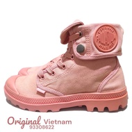 Sepatu Boots Wanita Kanvas Palladium High Peach Original Second Size 38
