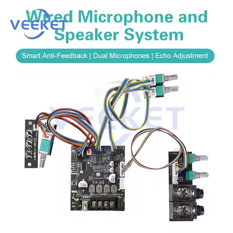 DC 12-24V 502T Lead Microphone Audio Integrated Machine Bluetooth Amplifier Board Module TPA3116D2 D