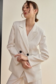 kade.bkk | เสื้อสูท รุ่น Stripe Cutaway suit  (KAD64)