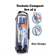 MAPED Technic Compass 6 Piece Set/Geometry Set