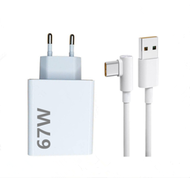 เหมาะสำหรับ Xiaomi ที่ชาร์จ67W Mi 11อัลตร้าชาร์จ F4 POCO/X4 GT ปลั๊กชาร์จเร็ว Redmi Note11pro สายข้อ