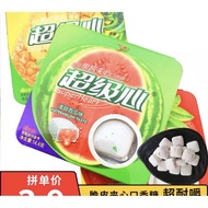 [available] combo of 5 blisters of watermelon gum, 1 blister of 3.5gr, blister of 4 tablets