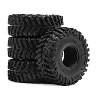 4psc 1.0 Inch Tire Climbing Car for 1/18 TRX4M SCX24 FMS Ascent-18 Rc Model Crawler Car Truck