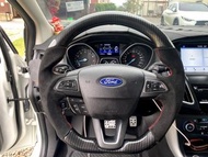 [細活方向盤] 福特 Ford FOCUS ECOSPORT KUGA MK3.5 水轉印卡夢麂皮款 變形蟲 方向盤