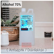 ALKOHOL 70% 1Liter ( ALKOHOL ANTISEPTIC/DISINFECTAN ) Kimia Store Ltc