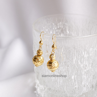 Drop earrings รวมแบบขายดี ต่างหูแบบห่วง (เลือกแบบได้) หุ้มเศษทองคำแท้ หุ้มเศษทองคำขาว by siamonlineshop