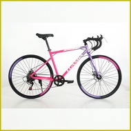 ◴ ☌ ☑ LUANDA 700cc Road Bike Fixie Bike Aluminum Alloy Road Bike Leisure Bikes