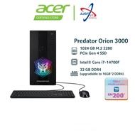 ACER PREDATOR ORION 3000 PO3-665-14700W11G ( I7-14700F 32GD4 1TBSSD / RTX5070 12GD7 / W11H )