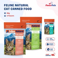 Feline Natural Pouched Wet Food for Cats 85g Lamb &amp; Salmon Chicken &amp; Lamb Hoki &amp; Beef For All Cat Life Stages Grain Free