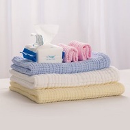 L'Ange 棉之境 3層6層9層純棉紗布浴巾蓋毯嬰兒包巾擦髮巾小方巾