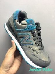 New Balance WL574MGC NB 574 女鞋 女生 復古 休閒 運動鞋 灰色 湖水藍色 小腳 小尺寸