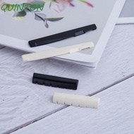 QUINTON Guitar Bridge Saddle Electric Guitar Bone Nut Replacement White/Black Guitar Saddle Guitar N