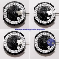 Phong Trào Đồng Hồ Sản Xuất Từ Trung Quốc Bằng Cỡ Nòng PE90 Sáu Tay Với Chức Năng Giây Nhỏ Và Lịch