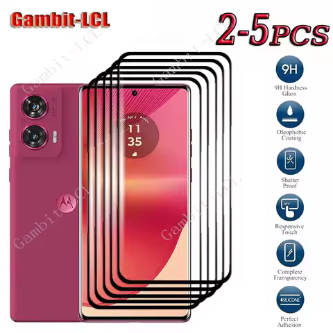 2-5PCS 9H 3D HD Tempered Glass For Motorola Edge (2024) Moto Edge2024 Edge 50 Fusion Screen Protecti