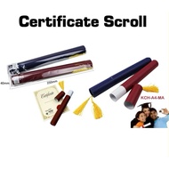 Certificate Tube Holder / Graduation Scroll Certificate Scroll A4 / TABUNG SIJIL A4