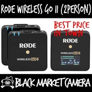 [BMC][Official Dealer] Rode Wireless GO II 2-Person Compact Digital Wireless Microphone System/Recorder (Local Warranty)