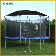 Gepnoo 10ft Trampoline Top Cover Outdoor Canopy Oxford Cloth Trampoline Awning Shade Cover for Lawn 