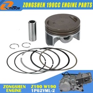 Motorcycle 3 F6d 62Mm Piston And Ring Kit For Shen ZS 190Cc Z190 W190 1P62yml-2 Engine Dirt Pit