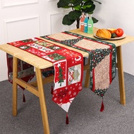 Christmas Table Runner 8 seater Christmas Cotton Weave Table Runner Christmas Party Table Runner