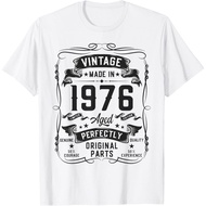 Men's cotton T-shirt Vintage 1976 50yr 50th Birthday Gifts for Men 50 Years Old T-Shirt
