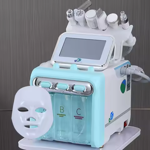 7 in 1 Professional Hydra Facial Machine Hydrogen Oxygen Skin Management Machine Ultrasonic Skin Scr