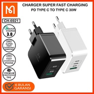 Adapter Original Mcdodo 30W Dual Output USB + Type C Charger/