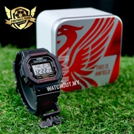 Liverpool (Premier League) Football Club DW-5600 Custom G-Shock Watch Man Jam Tangan Lelaki Custom F
