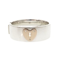 品相極佳的 Tiffany & Co. 心型鎖扣純銀 925 K18PG 750PG 銀手鐲 1727 [二手] TIFFANY&Co.