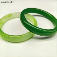 shine Real Jadeite Natural Ice Green Jade Bangle Luxury Bracelet For Women Gifts Girlfriend shine