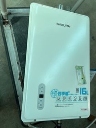 SAKURA櫻花16L智能恆溫強制熱水器 110V 天然氣 四季恆溫 非常新 漂亮 買到賺到 🏳️‍🌈萬能中古倉🏳️‍🌈