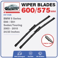 Wiper Blades For BMW 5 Series E60 E61 2003 - 2010 Windscreen Windshield 520i 523i 525i 528i 530i 535