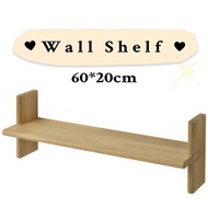 ❤KLAVRESTRÖM Wall shelf, oak, 60x20 cm. Rak dinding, kayu oak, 60x20 cm