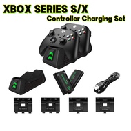 Xbox Series S/X Charging Kit, Compatible with Xbox One/One S - Rechargeable Battery + Charging Dock