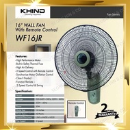 KHIND 16" Wall Fan REMOTE CONTROL WF16JR / Kipas Dinding