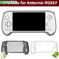 IARMARIOQR Handheld Game Console , Transparent TPU Protective Cover, Soft Shockproof Anti-scratch Ho