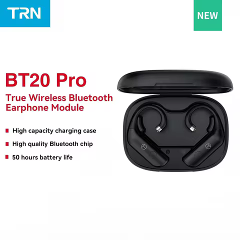 TRN BT20 PRO Wireless Bluetooth 5.3 HIFI Earphones Module Upgrade Cable Replaceable For Air Pods Con