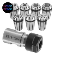 7Pcs ER11 1-7mm Spring Collets with ER11A 5mm Motor Shaft Holder Extension Rod
