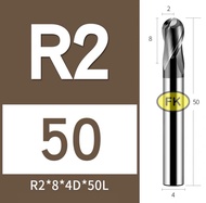 เอ็นมิลคาร์ไบด์ หัวบอล แข็ง70HRC - Carbide End Mill Ball Nose