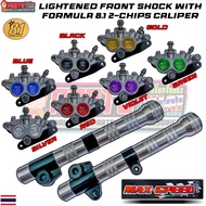 Lighten Front Shock V2 Wave with Formula 8.1 Brake Caliper V2 Wave / Xrm / Rs125 / Raider Etc.