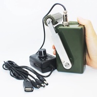 Portable Dynamo Phone Charger Military 30W/0-28V Hand Crank Generator Outdoor Mobile Phone Computer 