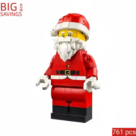 2025 New 761pcs Up-Scaled Santa Claus Man Building Blocks Compatible with 40820 Birthday Christmas G