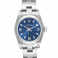 【大眾金時代】ROLEX勞力士 76080 Oyster Perpetual 蠔式女錶 藍色369數字面 大眾金時代G339