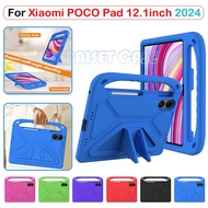 Kids Safe EVA Case For Xiaomi Poco Pad 12.1 2024 12.1inch Shockproof Tablet Cover