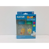 Natur Nature U-Happy PP Milk Bottle Size S 4 Ounces Pack Of 2